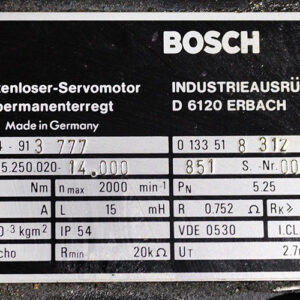 bosch-SD-B5.250.020-14.000-servomotor-used-2