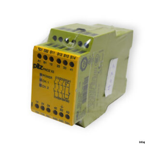 pilz-pnoz-x3-230vac-24vdc-3n_o-1n_c-1so-safety-relay-new
