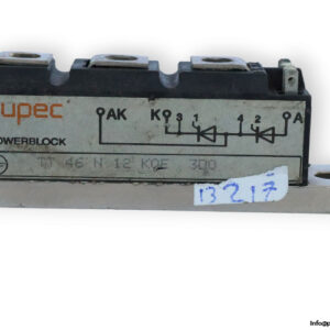 eupec-TT-46-N-12-KOF-300-thyristor-module-(Used)-2