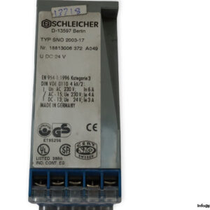 schleicher-SNO-2003-17-emergency-stop-relay-(used)-2
