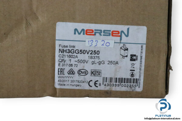 mersen-NH3GG50V250-fuse-link-(new)-2