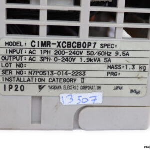 yaskawa-CIMR-XCBCB0P7-inverter-(Used)-3