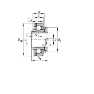 ina-GSH40-2RSR-B-insert-ball-bearing-(new)-3