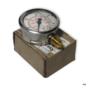 rexroth-R900027965-liquid-filled-pressure-gauge-new