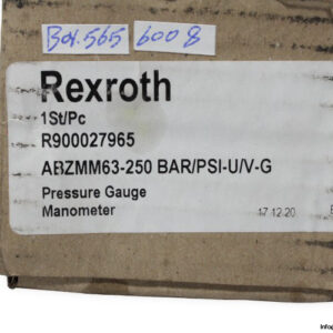 rexroth-R900027965-liquid-filled-pressure-gauge-new-3