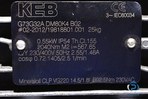 keb-G73G32A-DM80K4-B02-brake-motor-used-2