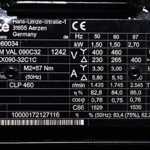 lenze-MHEMAXX090-32C1C-servo-gear-motor-used-2