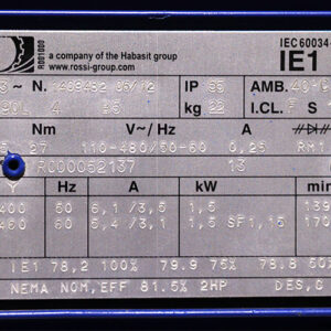 rossi-HBZ-90L-4-B5-brake-motor-used-2