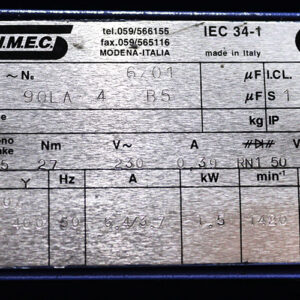 seimec-HFZ-90LA-4-B5-brake-motor-used-2