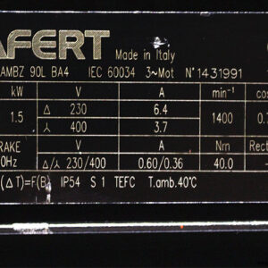 lafert-AMBZ-90L-BA4-brake-motor-used-2