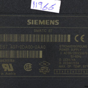 siemens-6ES7-407-0DA00-0AA0-power-supply-(Used)-3