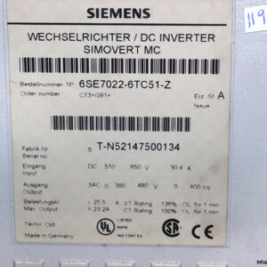 siemens-6SE7022-6TC51-Z-dc-inverter-(Used)-1
