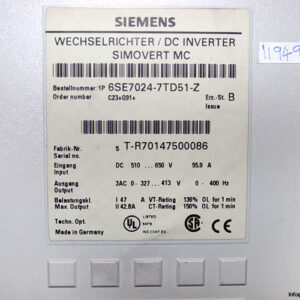 siemens-6SE7024-7TD51-Z-dc-inverter-(Used)-1