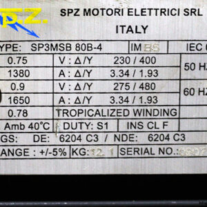 spz-SP3MSB-80B-4-brake-motor-used-1