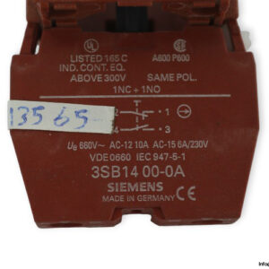 siemens-3SB14-00-0A-auxiliary-contact-block-(New)-1
