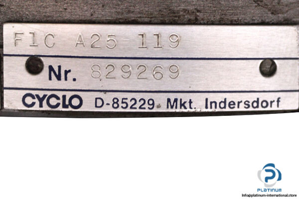 fine-cyclo-F1C-A25-119-zero-backlash-speed-reducer-used-5