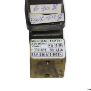 avs-romer-EAV-S56-A15-600BK-single-solenoid-valve-used-2