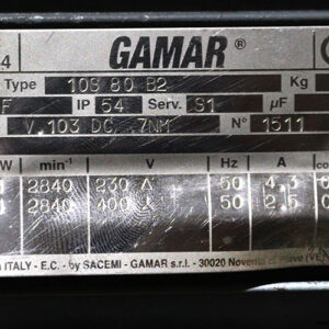 gamar-10S-80-B2-brake-motor-used-2