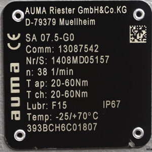 auma-SA-07.5-G0-multi-turn-electric-actuator-used-2