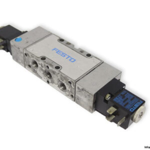 Festo-19787-double-solenoid-valve-with-coil-(used)