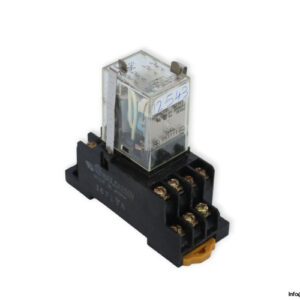 omron-MY4N-D2-plug-in-power-relay-with-socket-(Used)