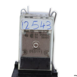 omron-MY4N-D2-plug-in-power-relay-with-socket-(Used)-2