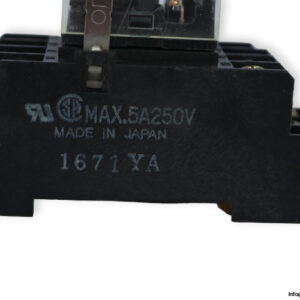 omron-MY4N-D2-plug-in-power-relay-with-socket-(Used)-3