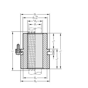 fibro-210.44.032.048-headed-guide-bush-for-ball-bearing-(used)-2
