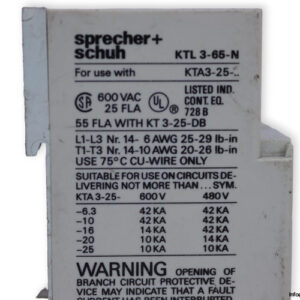 sprecher-schuh-KTL-3-65-N-contactor-(Used)-3