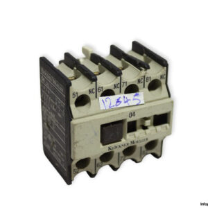 klockner-moeller-04DIL-auxiliary-contact-block-(Used)