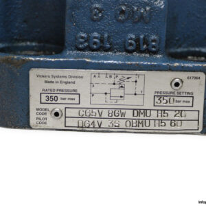 vickers-CG5V-8GW-DMU-H5-solenoid-operated-directional-valve-used-2