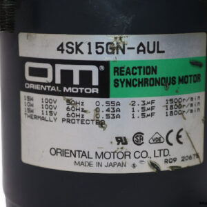 oriental-motor-4SK15GN-AUL-synchronous-motor-4GN90K-(used)-1