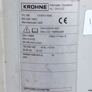 krohne-CG300116AE-flowmeter-signal-converter-(used)-3