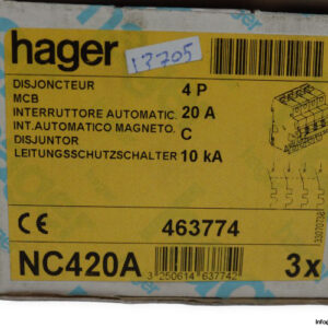 hager-NC420A-automatic-circuit-breaker-(New)-4