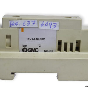 Smc-SV1-LSL002-station-manifold-base-7-valves-(used)-2