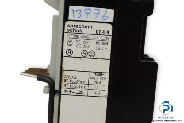 sprecher-schuh-CT-4-9-thermal-overload-protection-relay-(used)-4