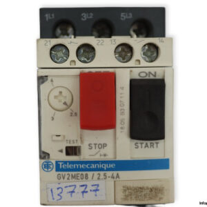 telemecanique-GV2ME08_2.5-4A-motor-circuit-breaker-(used)-1