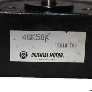 oriental-motor-4GK50K-gear-head-(used)-1