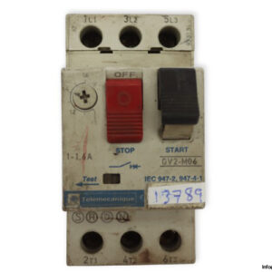 telemecanique-GV2-M06-motor-starter-(used)