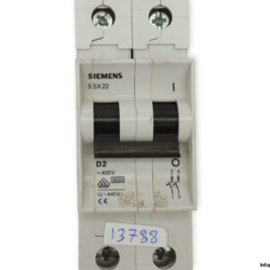 siemens-5SX22-D2-miniature-circuit-breaker-(used)-1