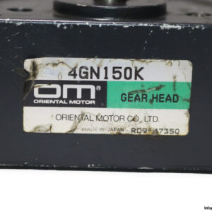 oriental-motor-4GN150K-gear-head-(used)-1
