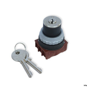 siemens-3SB1-100-4LA20-keyed-selector-switch-(new)