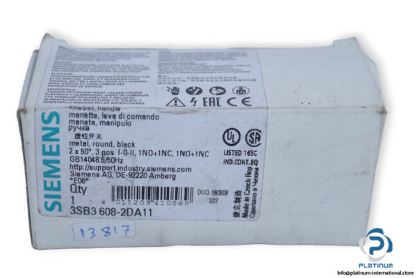 siemens-3SB3-608-2DA11-handle-selector-switch-(new)-2