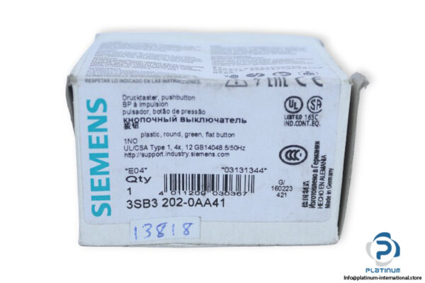 siemens-3SB3-202-0AA41-push-button-(new)-2