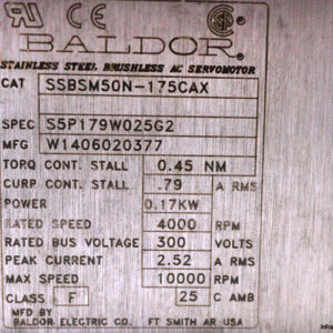 baldor-SSBSM50N-175CAX-servomotor-(used)-1