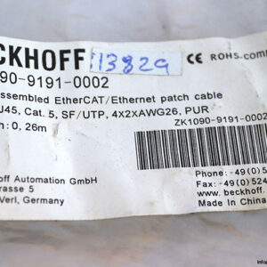 beckhoff-ZK1090-9191-0002-ethercat-ethernet-patch-cable-new-2