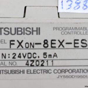 mitsubishi-FX0N-8EX-ES-programmable-controller-(used)-2