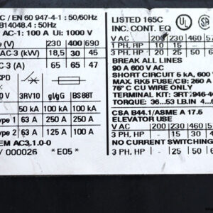 siemens-3RT1044-1AL24-power-contactor-(Used)-2