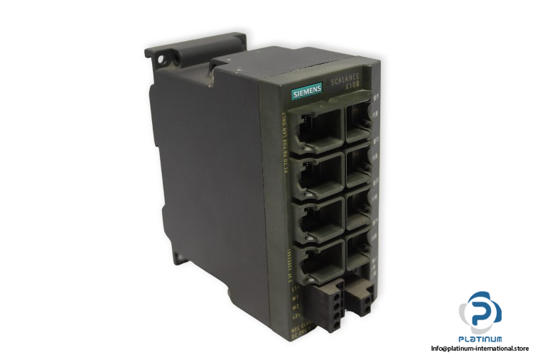 siemens 6gk5108 0ba00 2aa3 ethernet switch siemens-6GK5108-0BA00-2AA3-ethernet-switch-(used)