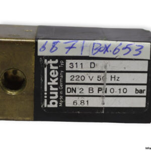 burkert-311-D-single-solenoid-valve-used-2